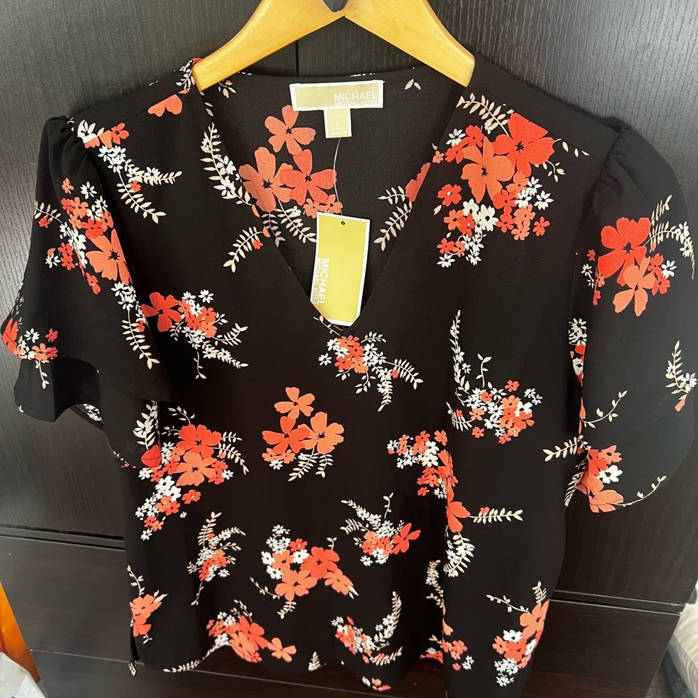 Floweral Mikhael Kors Top